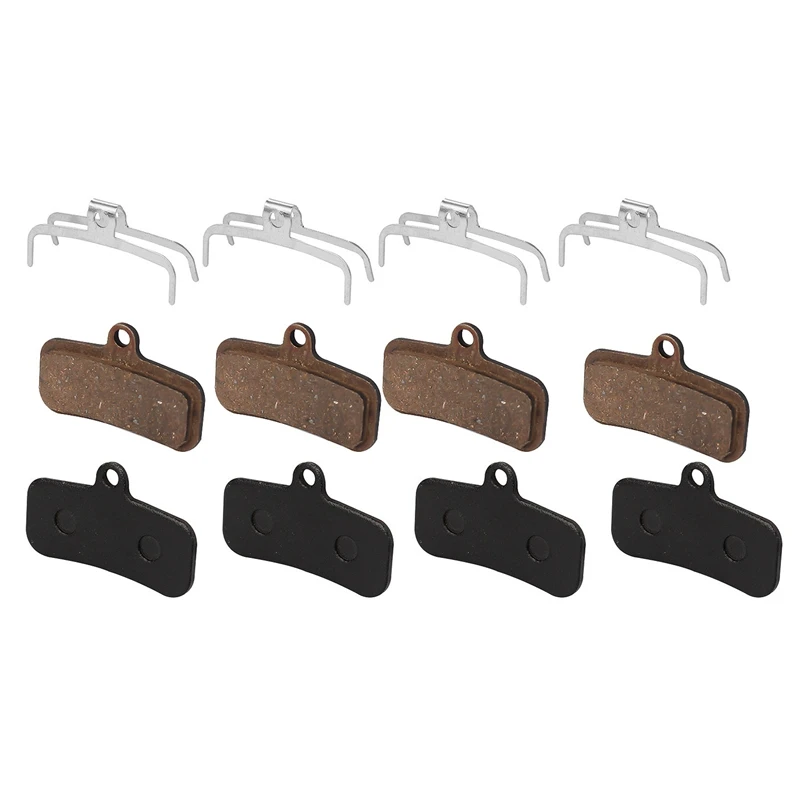 

4 Pairs Mountain Bike Disc Brake Pads for Shimano Saint M810 M820 ZEE M640 H01 Semi - Metallic MTB Hydraulic Brake Pad