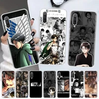 anime attack on titan soft phone case for xiaomi redmi note 10 10s 9 9s 8 7 8t 11s 11t 11 pro 9a 9t 9c 8a 7a shell cover funda