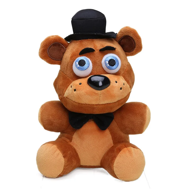 Brown bear 25 см, пять ночей у Фредди, плюшевая игрушка, кукла Фредди фазмедведь, медведь, 5 ночей у Фредди, лисица Фредди, плюшевая игрушка, подарок для детей - Цвет: Brown bear