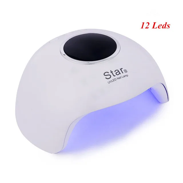 Star 6 White 36/30 Вт УФ светодиодная лампа для сушки ногтей для всех гелей Лаки лак леча светильник с а-ля 60ые/120 s быстрая сушилка, маникюр, машинка для маникюра - Цвет: Star 6 White