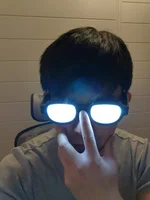 Светящиеся очки из аниме #3