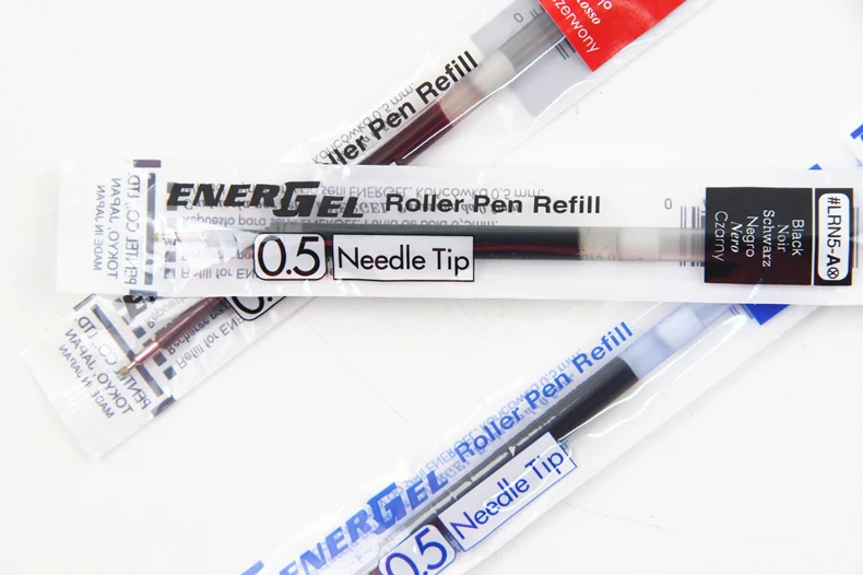 Pentel Energel X Сменный Наконечник иглы LRN5 Сменные гелевые чернила Подходит для BLN75/105 0 5