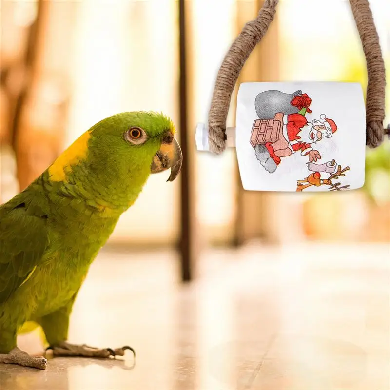 

1Set Creative Parrot Tearing Paper Toy Parrot Plaything Puzzle Tearing Paper Party Rope Roll Paper Holder Relieve Boredom Toy