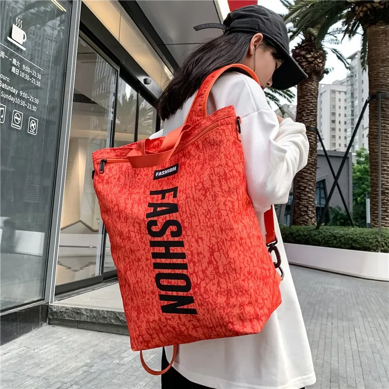 

New Leisure Travel Multi-purpose Fashion Large Capacity Portable Messenger Bag Couple Outdoor Backpack