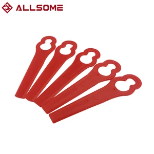 Пластиковые лезвия для триммера ALLSOME HT2079, 50 шт, подходят для стрижки травы Bosch ART26LI ART26 Accutrim EasyTrim Accu