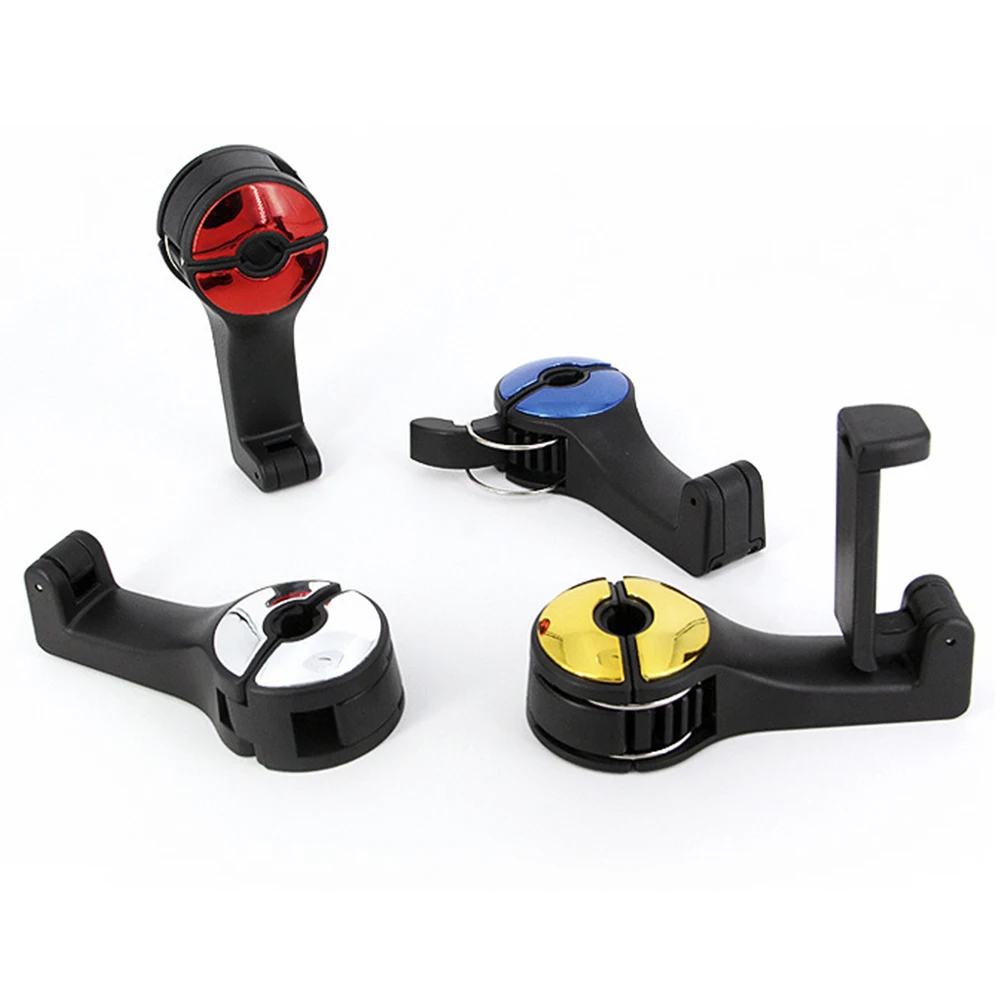 Вешалка крючок с держателем для телефона на подголовник передних сидений