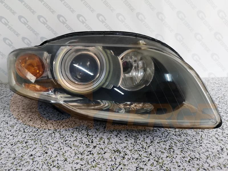 Для Audi A4 S4 RS4 2005 2006 2007 2008 2009 ксеноновая фара отличное Ультра яркое освещение COB комплект светодиодов «глаза ангела» halo ring