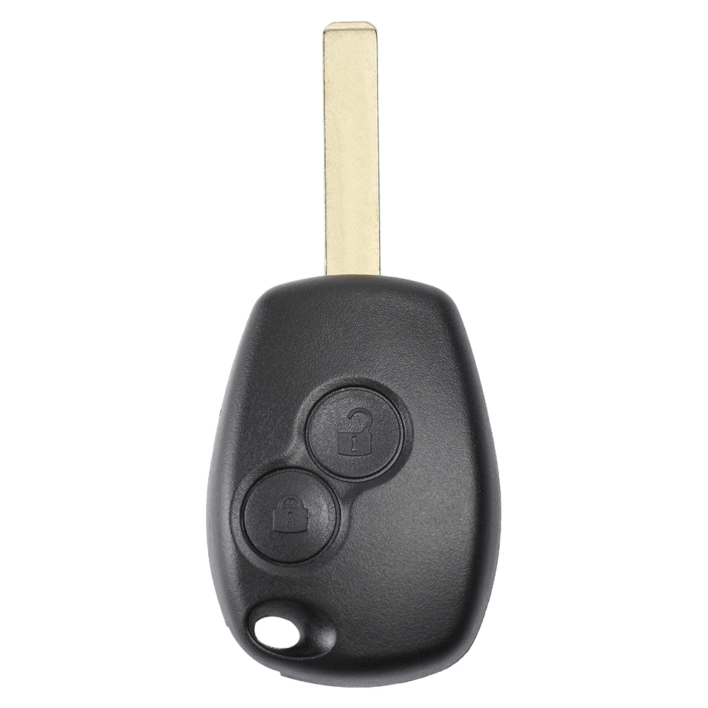 Дистанционный ключ KEYECU для Renault Duster Modus Clio 3 поддерживаемый Dacia Logan Sandero 2 кнопки чип