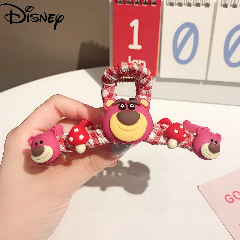 

Disney Cartoon Cute Strawberry Bear Hair Color Scratch Clip Cute Girl Fashion Simple Clip Headdress