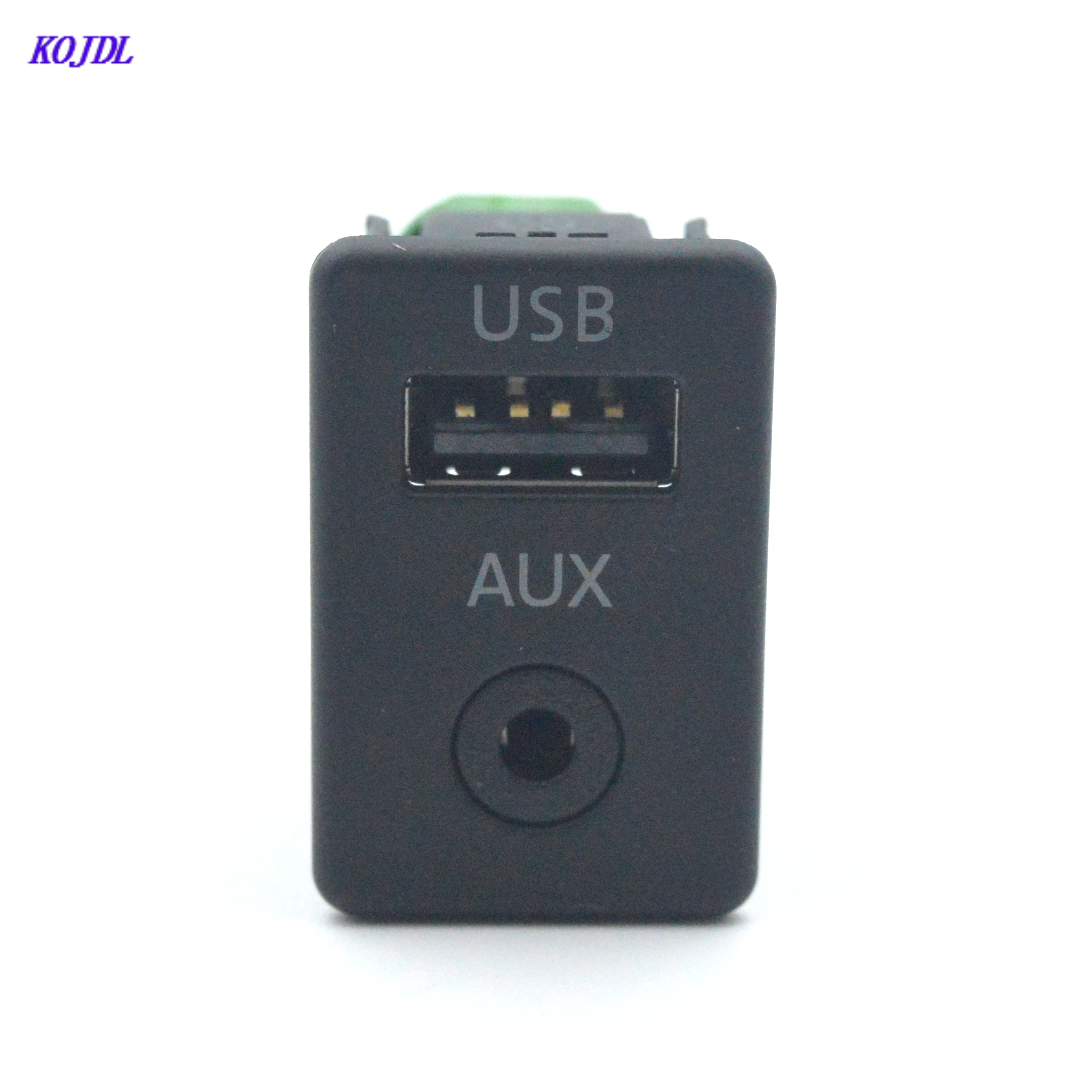 Автомобильный разъем AUX USB 2 в 1 кнопка переключения интерфейса аудио USB/AUX для