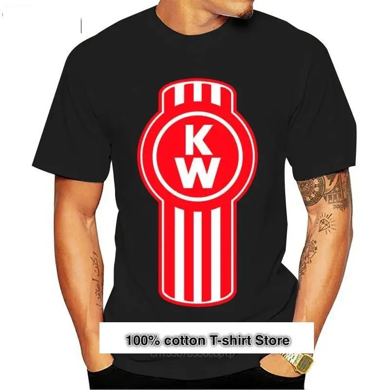

Kenworth-Camiseta de camionero с логотипом для мужчин, цвет белый и черный, talla S-3Xl, высокое качество