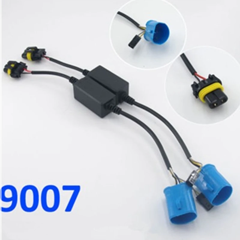 2 шт. биксеноновые жгуты проводов 9007 HB5 hid H/L 9007|hid relay harness|9007 hb5hid xenon kit |