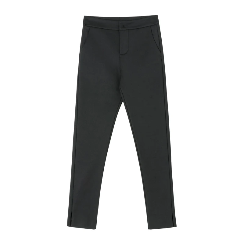 

New Elegant Fashion Women Autumn Winter Thicken Plus Velvet High Waist Casual Pencil Pants Suit Pants Trousers