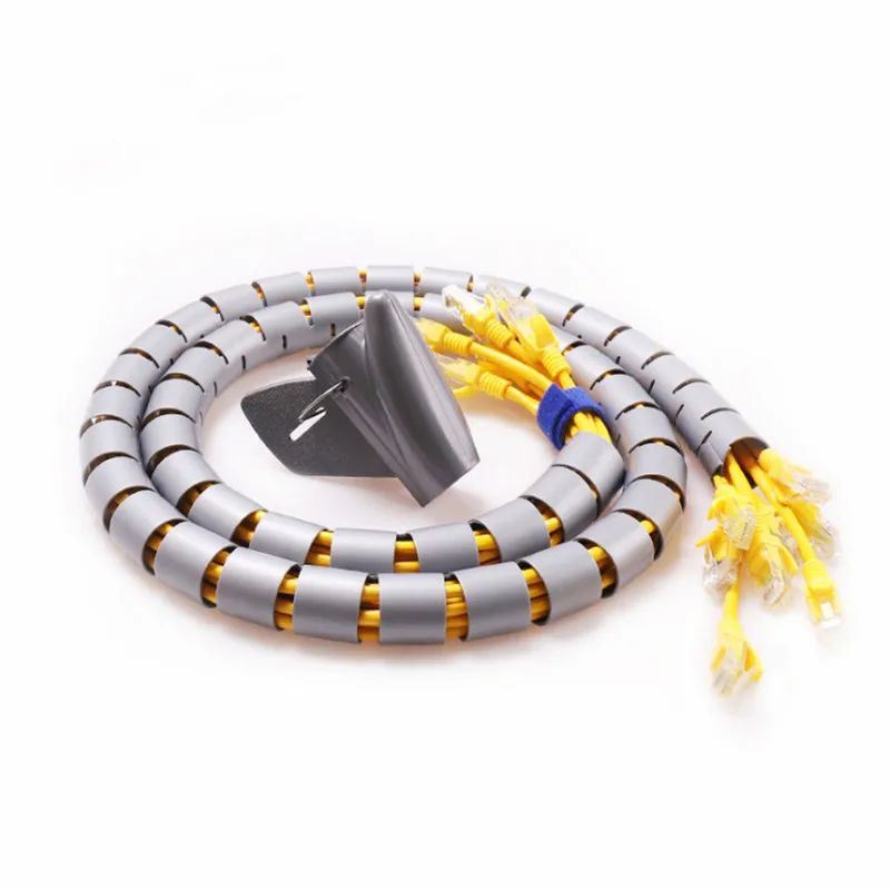 1 м кабельные втулки менее яркая трубка гибкое управление проводом защитная