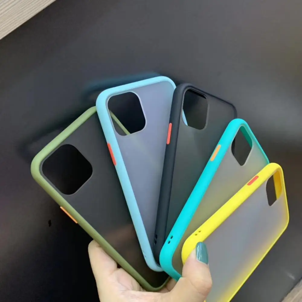 Кожаный чехол для телефона iPhone 6S 7 8Plus X XR XS Max i11 Pro max Мягкая матовая задняя крышка