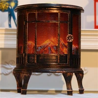 led fireplace lantern decorative flameless log fire effect lamp battery usb operated table light decor christmas ornament