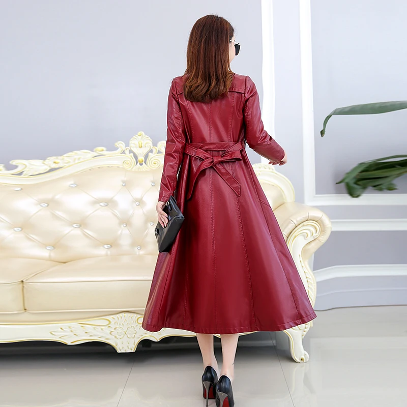 Женское зимнее пальто из овечьей кожи средней длины корейское тонкое размера