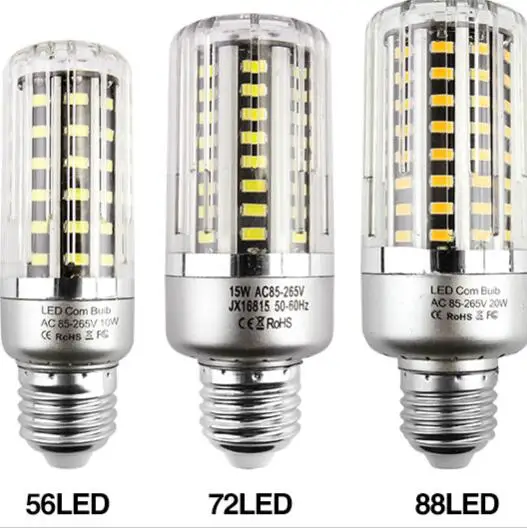 Светодиодная лампа кукуруза 25/20/15/12/9/7/5 Вт 85 265 в E27/E14|corn light|led lamp 5736e27 e14 led |