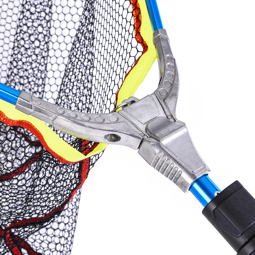 

200cm / 79 Inch Fishing Net Telescopic Aluminum Fishing Landing Net Fish Net with Extending Telescoping Pole Handle Pesca