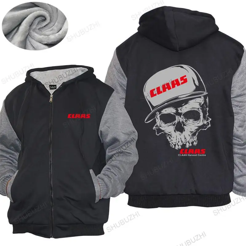 

New Arrived Mens hoodies Claas tractor skull funny Man US hoodie so cool Bigger Size Homme shubuzhi thick hoody drop shipping