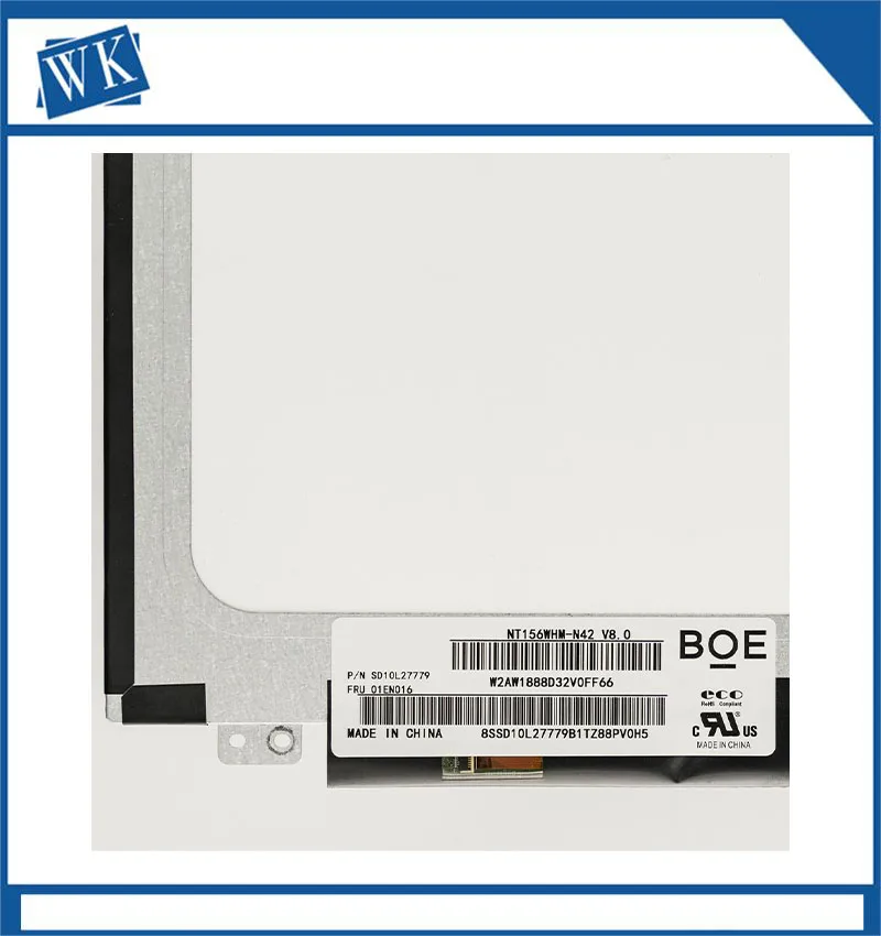 Dell Inspiron 15 5570 6 &quotтонкий ЖК-экран WXGA HD NT156WHM-N42/N32/N12 LTN156AT37/AT39 N156BGE-E42/E43/EA2/EB2 B156XTN04.0/4 5 -