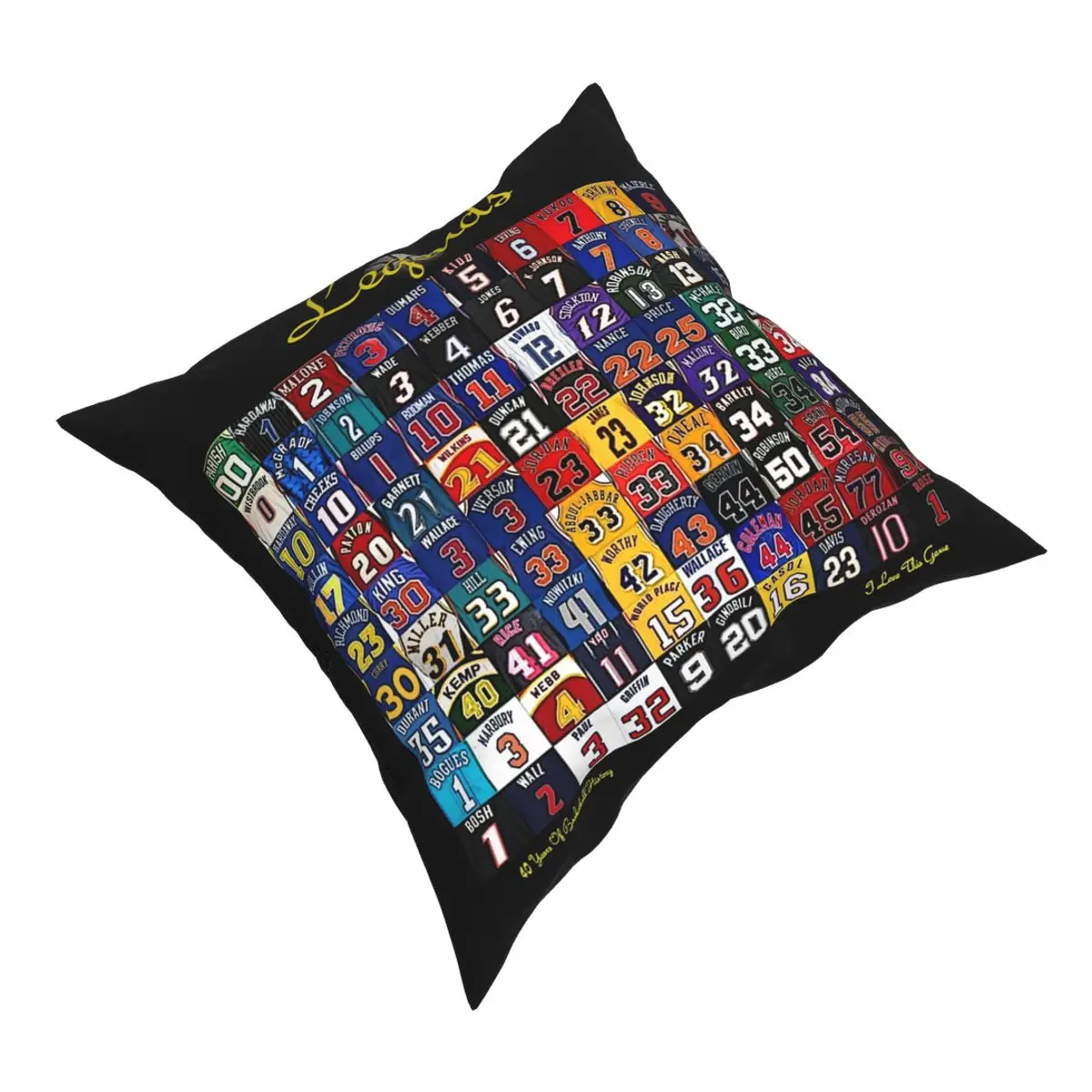 Basketball Legends Pillowcase Polyester Pattern Decorative Pillow Case for Sofa Cushion Cover Wholesale 45*45cm | Дом и сад