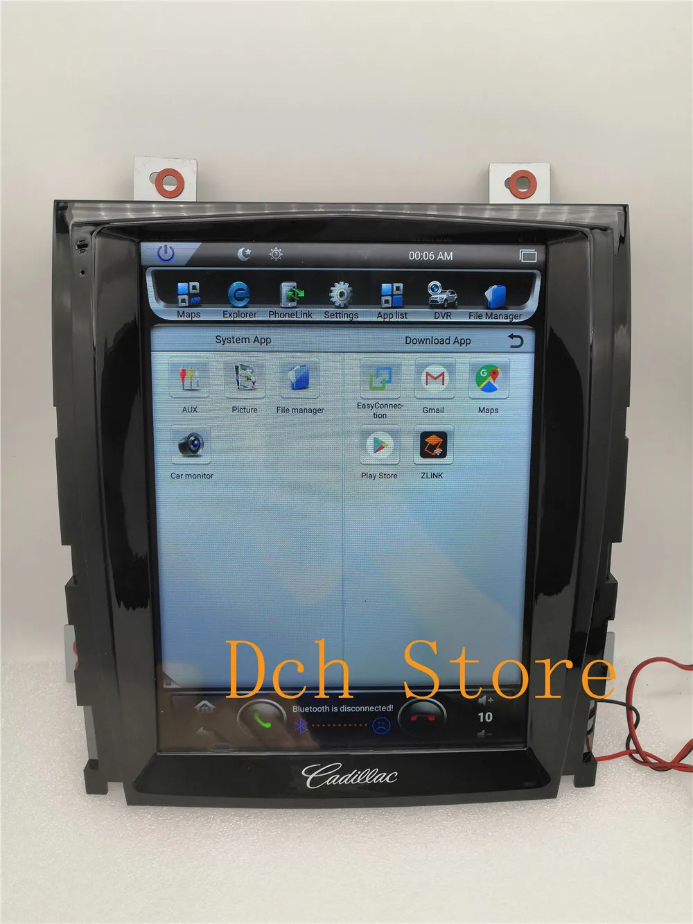 10 4 дюймовый вертикальный экран Tesla Style Android 9 0 автомобильный DVD плеер GPS для Cadillac