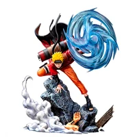 Naruto Shippuden Statua di Naruto o Sasuke di 36cm da collezione 1