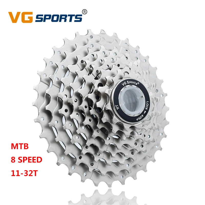 VG sports 8 скоростей 11 42T 40T 36T MTB Кассетный велосипед freewheel sprocket cdg S горный 34T 32T
