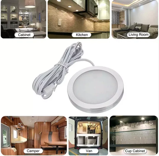 Фонари светодиодные 6 шт. с беспроводным радиочастотным пультом дистанционного