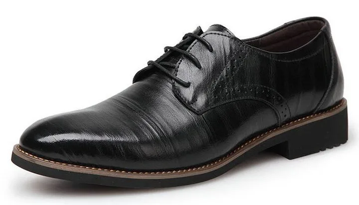 Мужские классические туфли из натуральной кожи большие размеры|Туфли| |