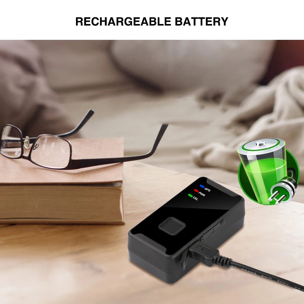 

3G GPS Tracker MP66W Personal GPS WCDMA Geo-fence Rechargeable Battery Car Tracker Speed Alarm Tracker FREE APP Software