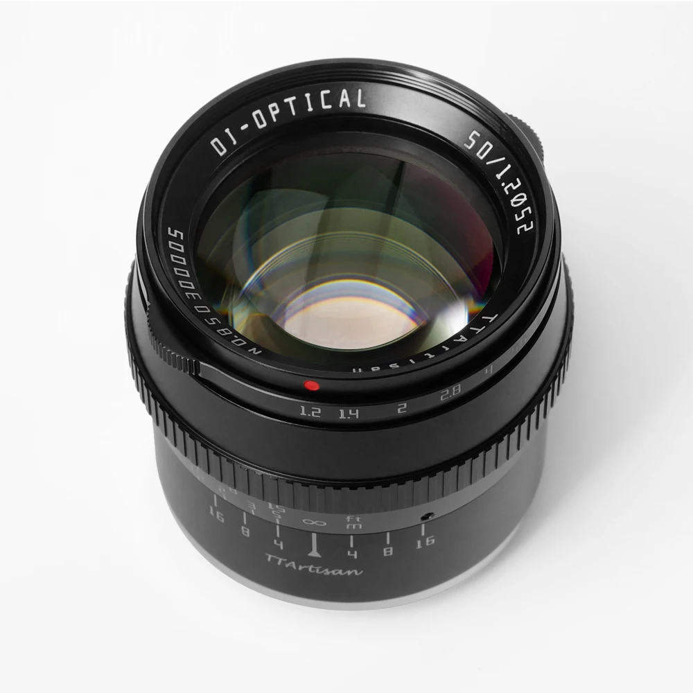 TTArtisan 50 мм F1.2 Камера объектив с фиксированным фокусным расстоянием для Canon M