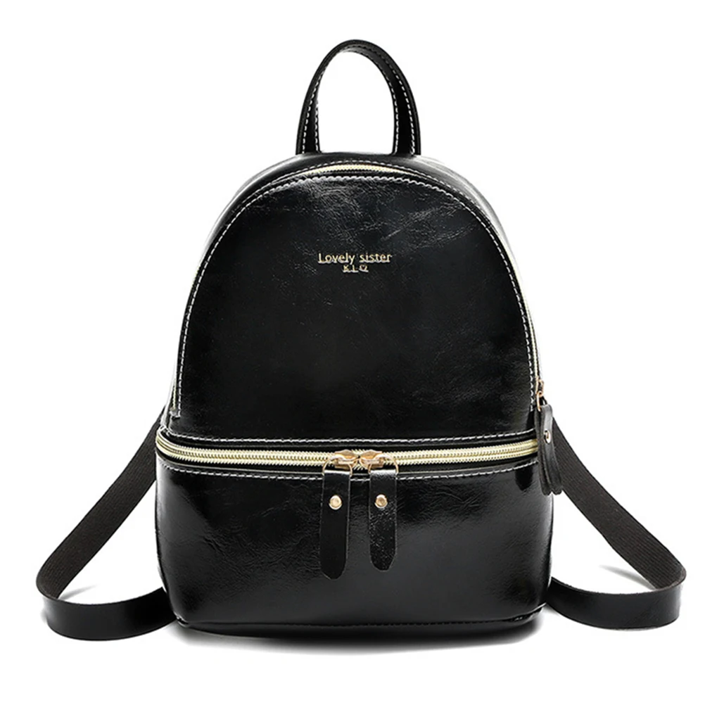 Мини рюкзак модная женская сумка на плечо для девушек кошелек из искусственной