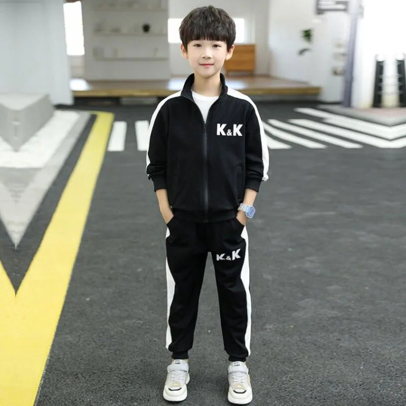 Детский спортивный костюм с буквенным принтом на Возраст 4-10 лет | Детская одежда