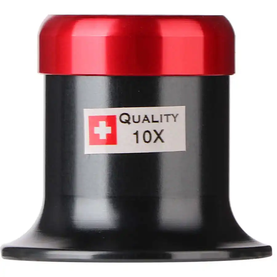 5x 10x Loupe Sapphire Metal Lens Barrel Watchmaker  Magnification Magnifier for Watches To Repair Elderly Reading Books