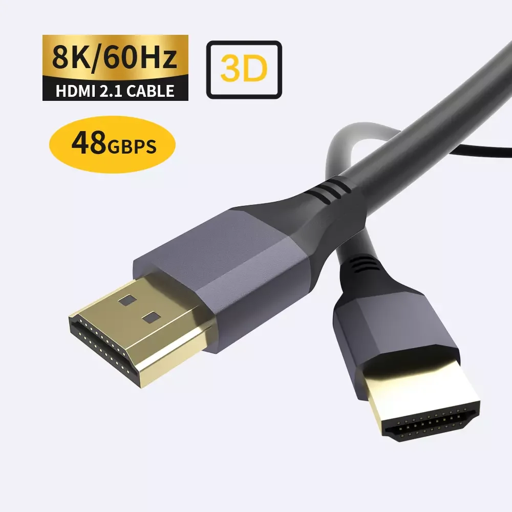 Совместимый с HDMI кабель 2 1 8K 60 Гц для apple tv 4k PS4 TV box проектор компьютера Xbox VR Кабель