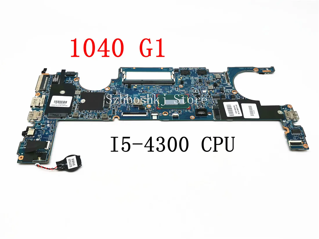 

48.4LU01.021 12295-2 Motherbard FOR HP EliteBook Folio 1040 G1 I5-4300 CPU Laptop Motherboard 803000-601 803000-501 803000-001