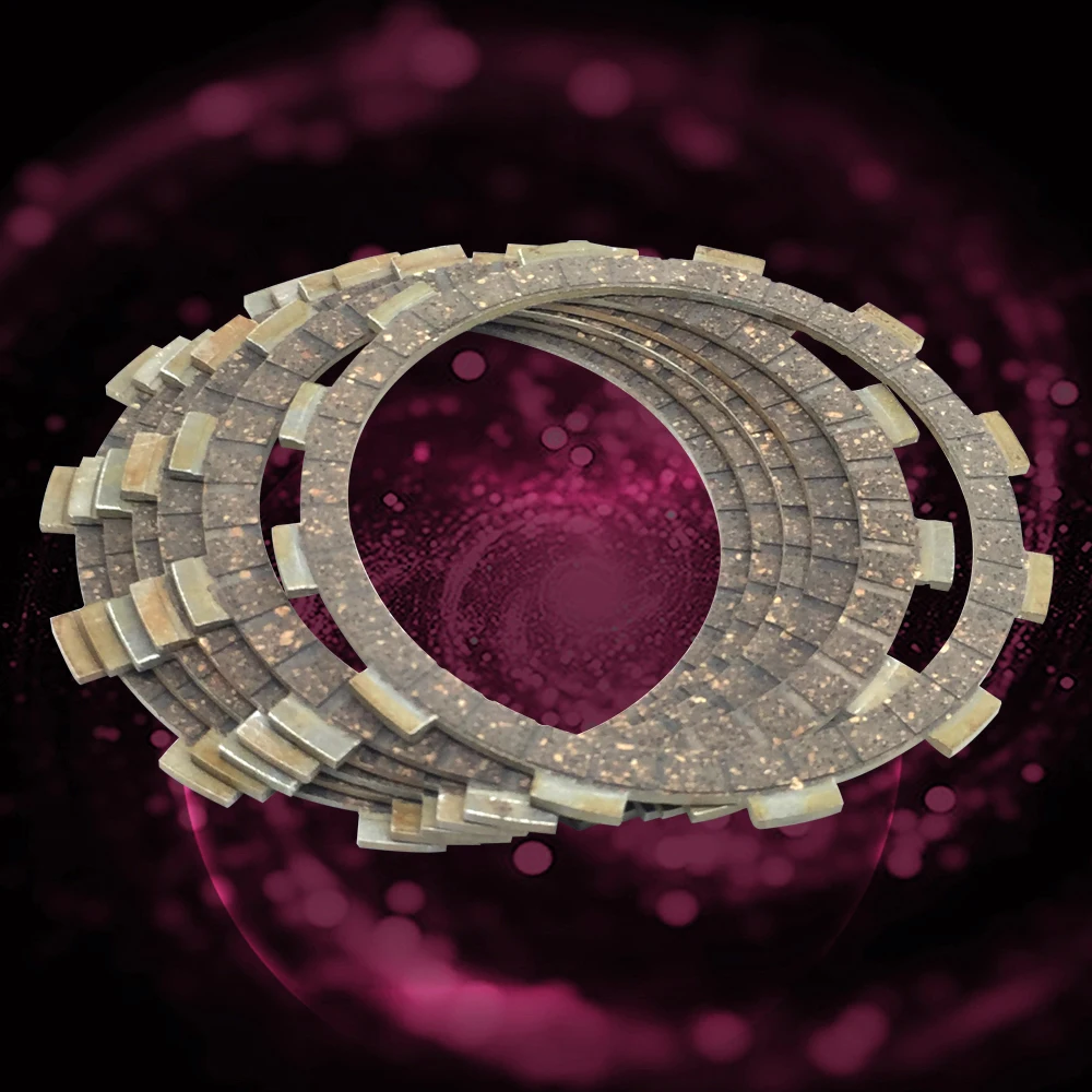 

6PCS Motorcycle Friction Clutch Plates For Suzuki LS650 2005-2019 LS650F LS650P 1986-1988 1995-2004 DR500 SP500 81-83 SP600 1985