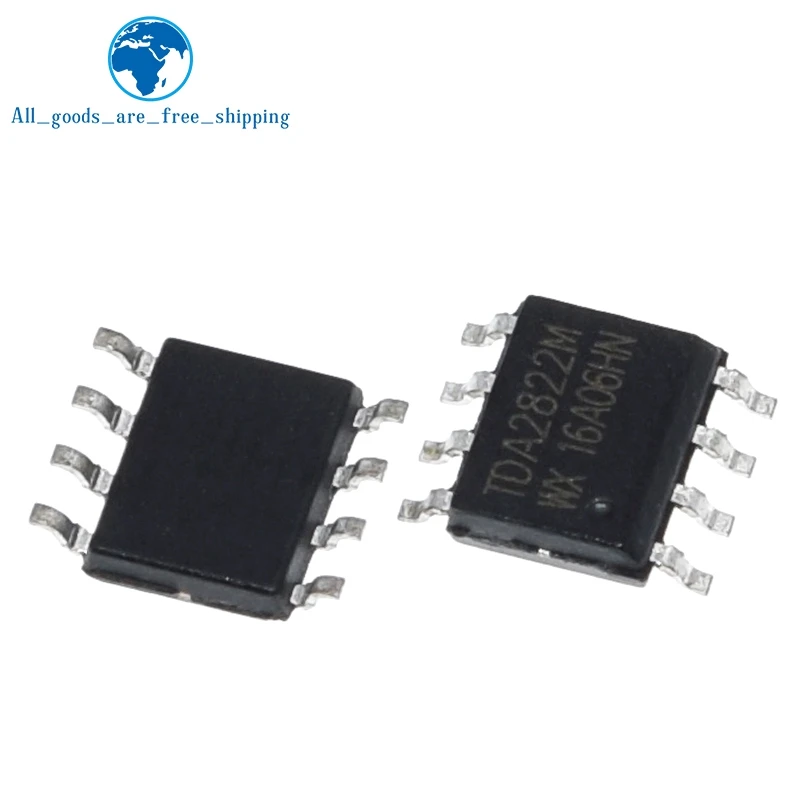 Новый и оригинальный чипсет IC TDA2822M SOP8 TDA2822 TDA2822D 2822 SOP-8 SOP SMD, 10 шт.