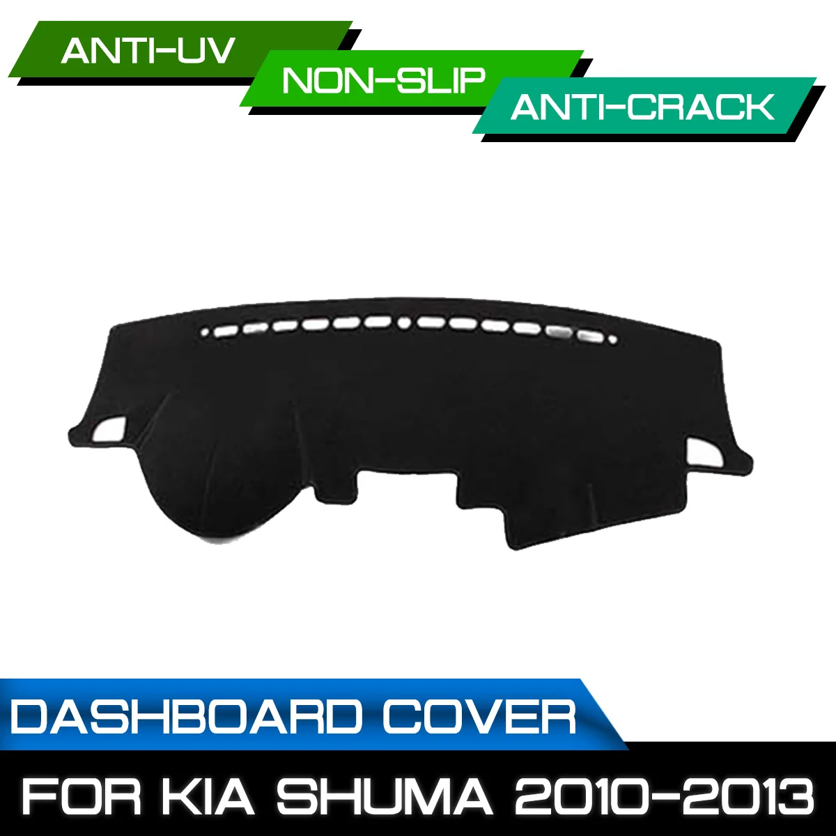 

Автомобильный коврик для приборной панели KIA Shuma 2010 2011 2012 2013 противогрязный нескользящий коврик для приборной панели Защита от УФ-лучей