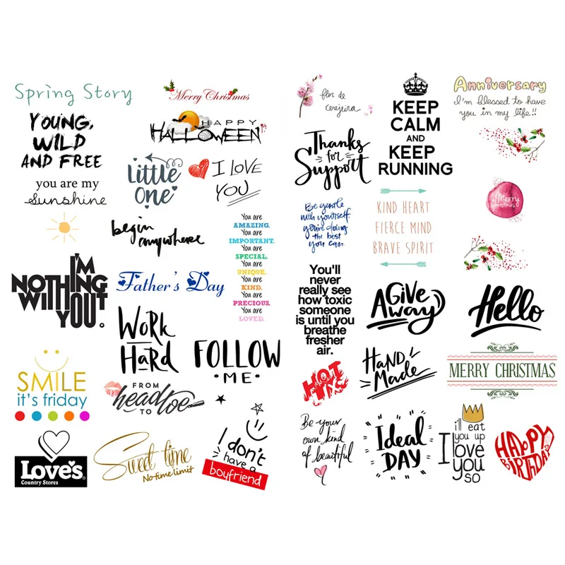 1 шт. украшения акварель благословит слова сделай сам нарезанные дневник