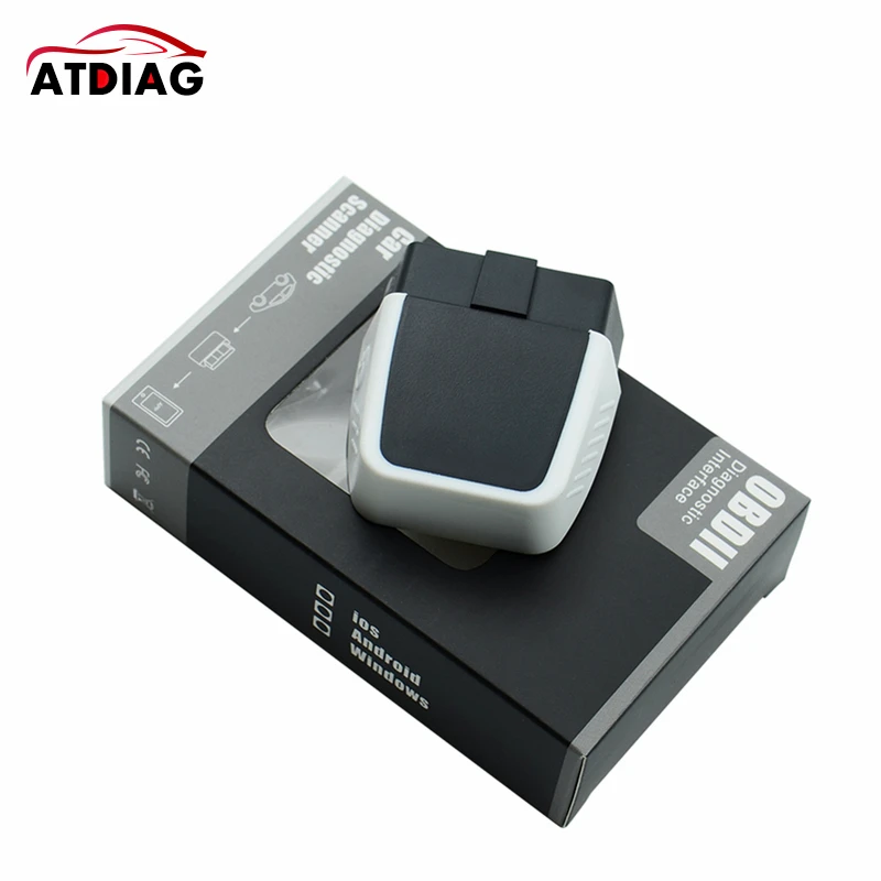 ELM327 V2.2 со светодиодный светильник кой для IOS/Android/ПК ELM 327 OBD2 сканер Bluetooth 4 0 CAN OBD