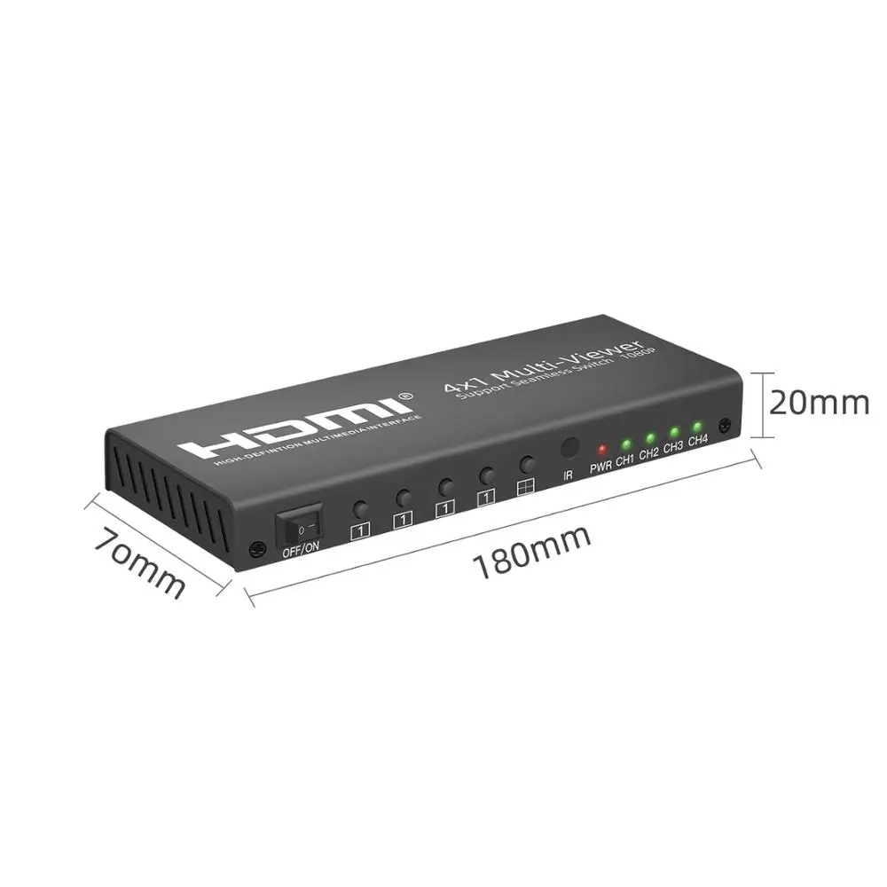 Конвертер AOEYOO HDMI 4x1 Mulit-Viewer 1080P 4 порта s с PIP бесшовный Swith Quad порт SPDIF для PS4 TV |