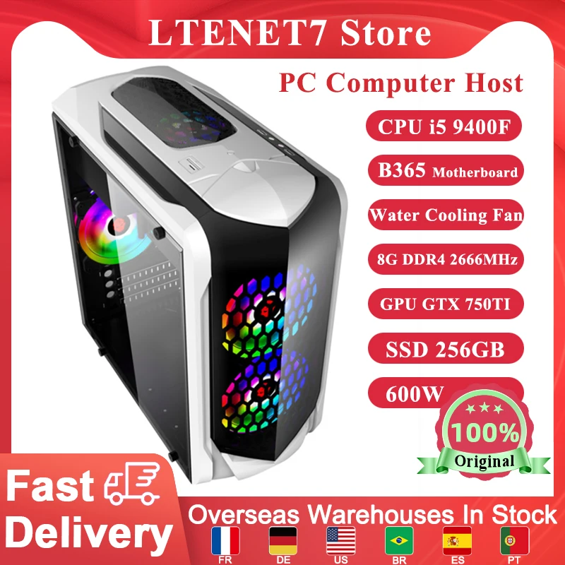 

Материнская плата GTX750TI 2G 8G DDR4 RAM 256G SSD Drive 600W 110/220V