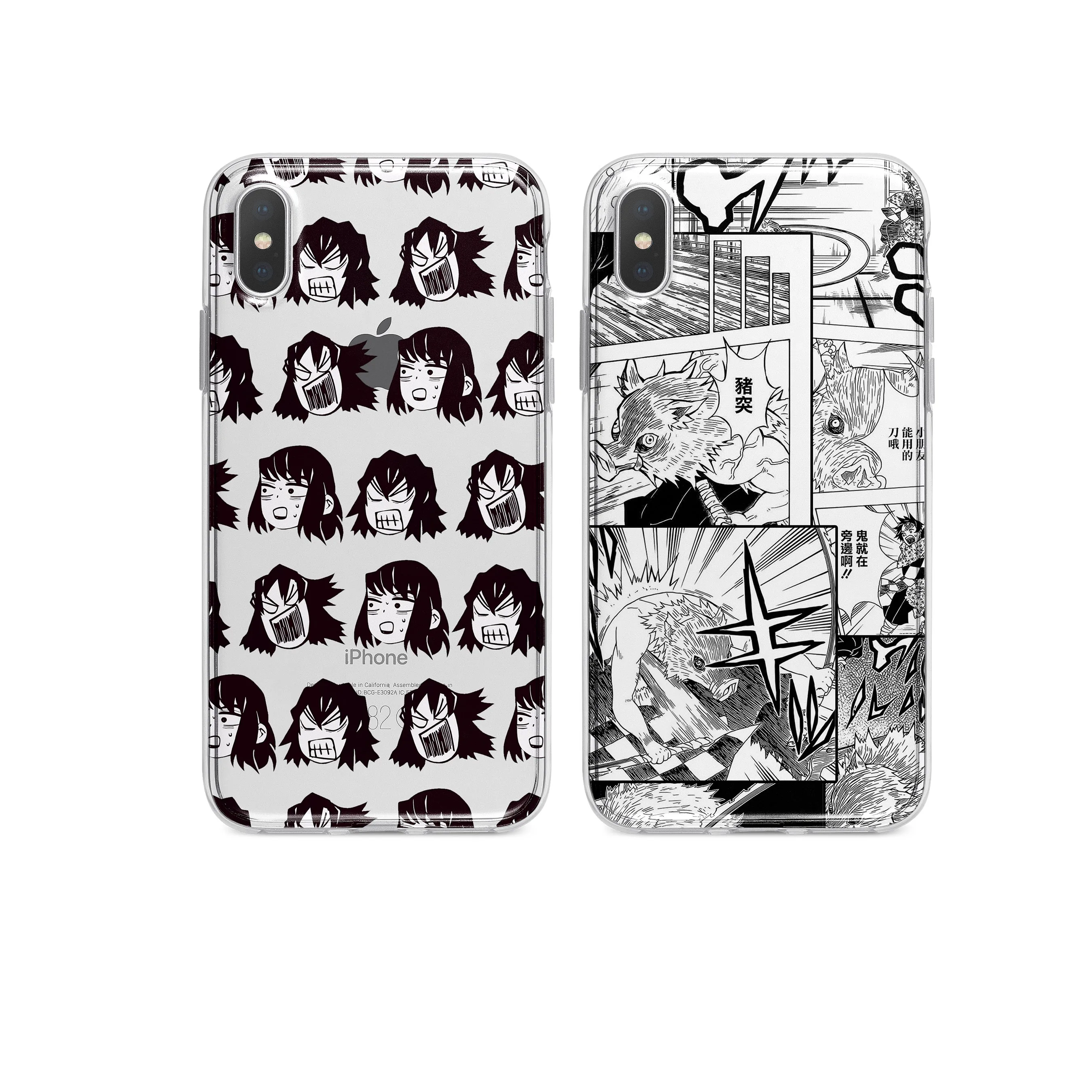 

Cartoon Japan Anime Demon Slayer Phone Case for iPhone 12 Mini 11 Pro Max X XR XS 7 8 Plus 6 6S Soft Clear Cover