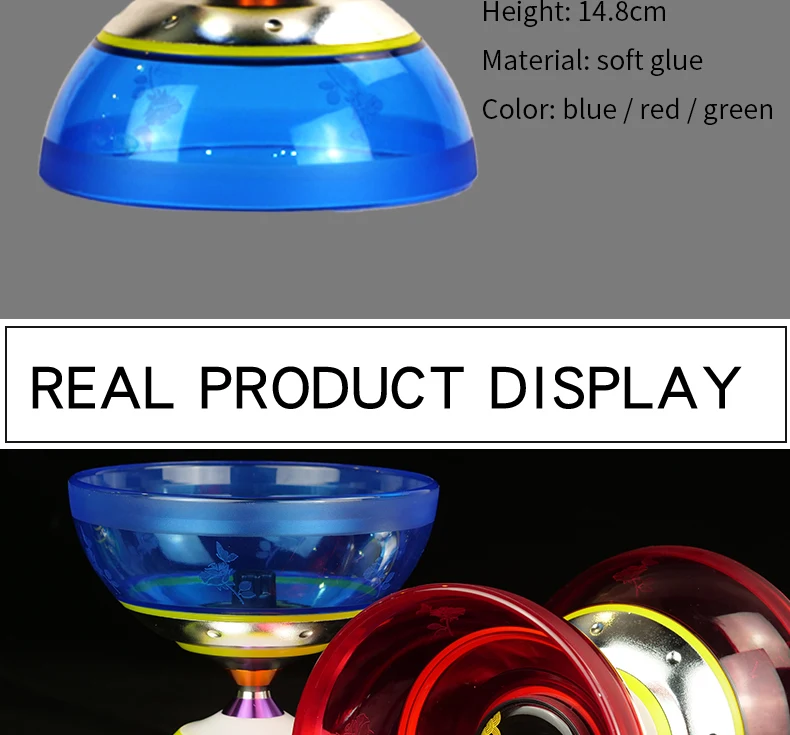 Подшипник diabolo игрушки профессиональный набор Diabolo упаковка с веревочной сумкой Китай матовый Diabolo