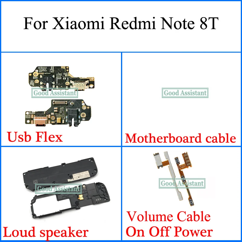 Гибкий Usb-кабель для материнской платы Xiaomi Redmi Note 8T Global M1908C3XG громкий динамик