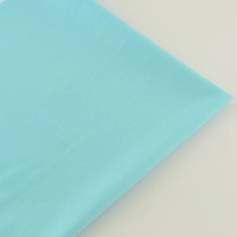 Новинка 100% саржевая хлопчатобумажная ткань однотонная небесно голубая