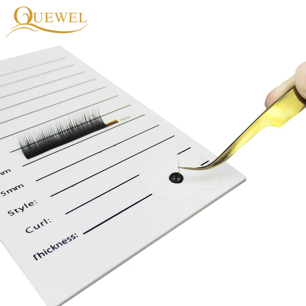 Quewel акриловая Подушечка для ресниц 5 шт. индивидуальное наращивание поддон